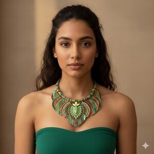 Multicolor Statement Necklace